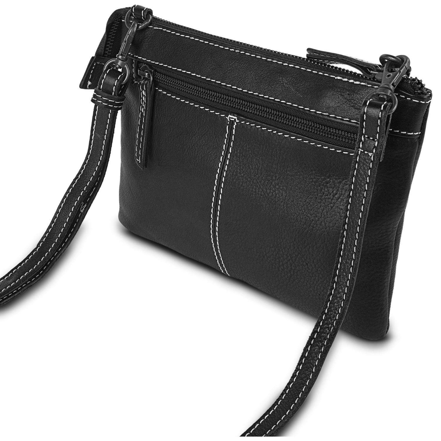 Bolso Bandolera Mujer Piel Lois Whitney Negro