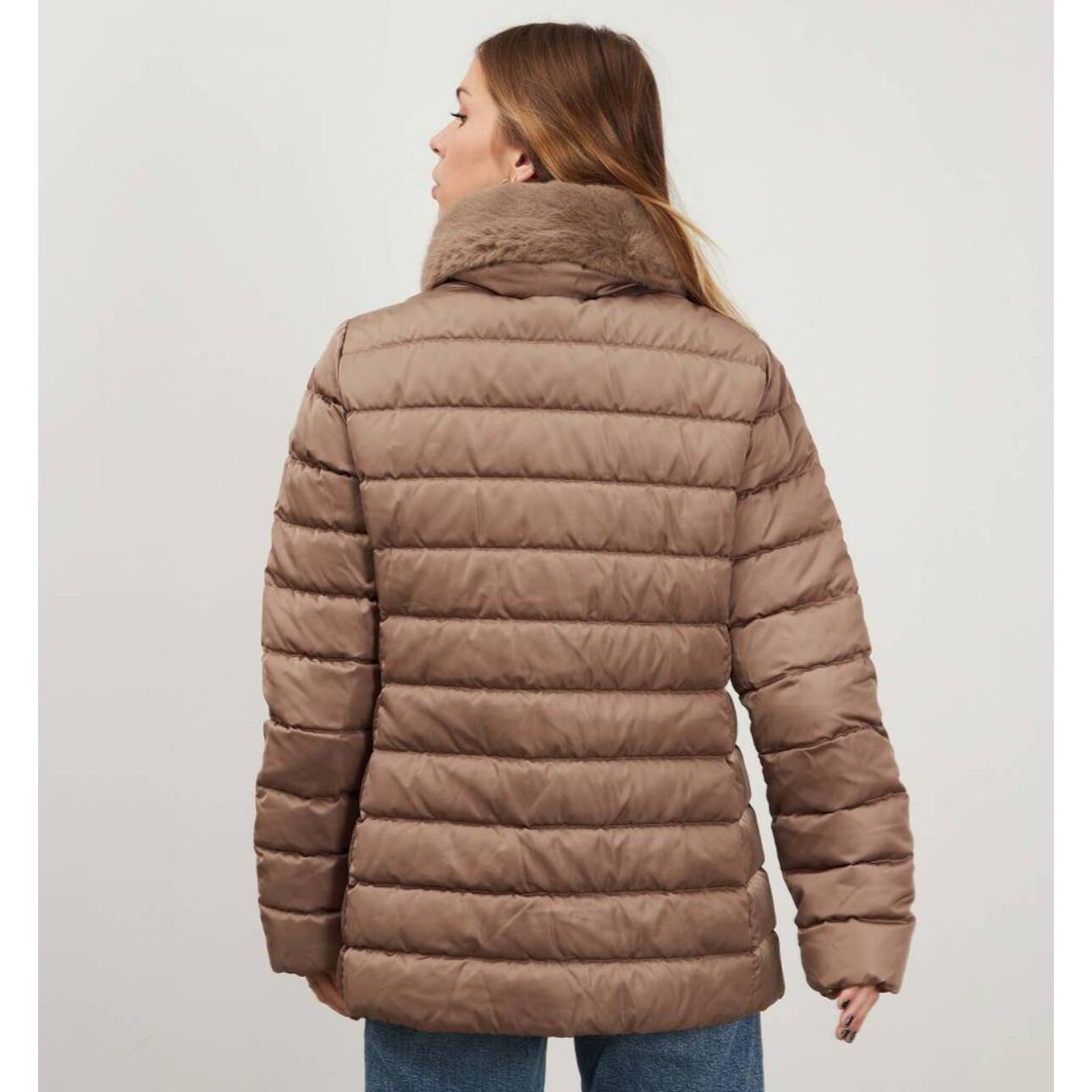 Abrigos Mujer de la marca GEOX  modelo BETTANIE MID JKT MARRON