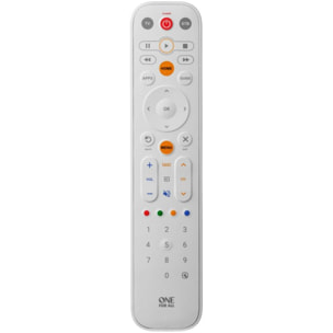 Télécommande ONE FOR ALL Universelle EazyClean 2en1 - White