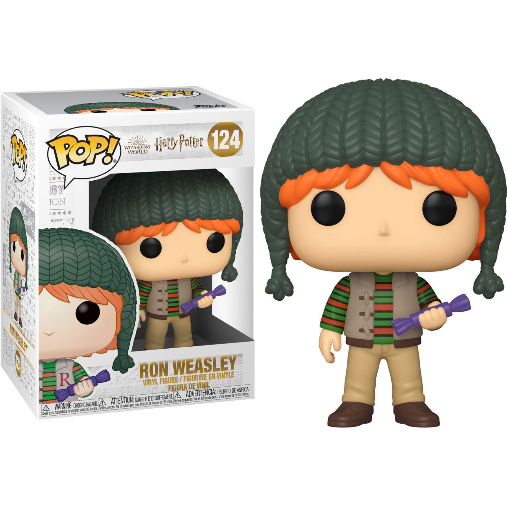 Harry Potter Pop! Film Figure Vinile Ron Weasley Vacanze di Natale 9 Cm Funko