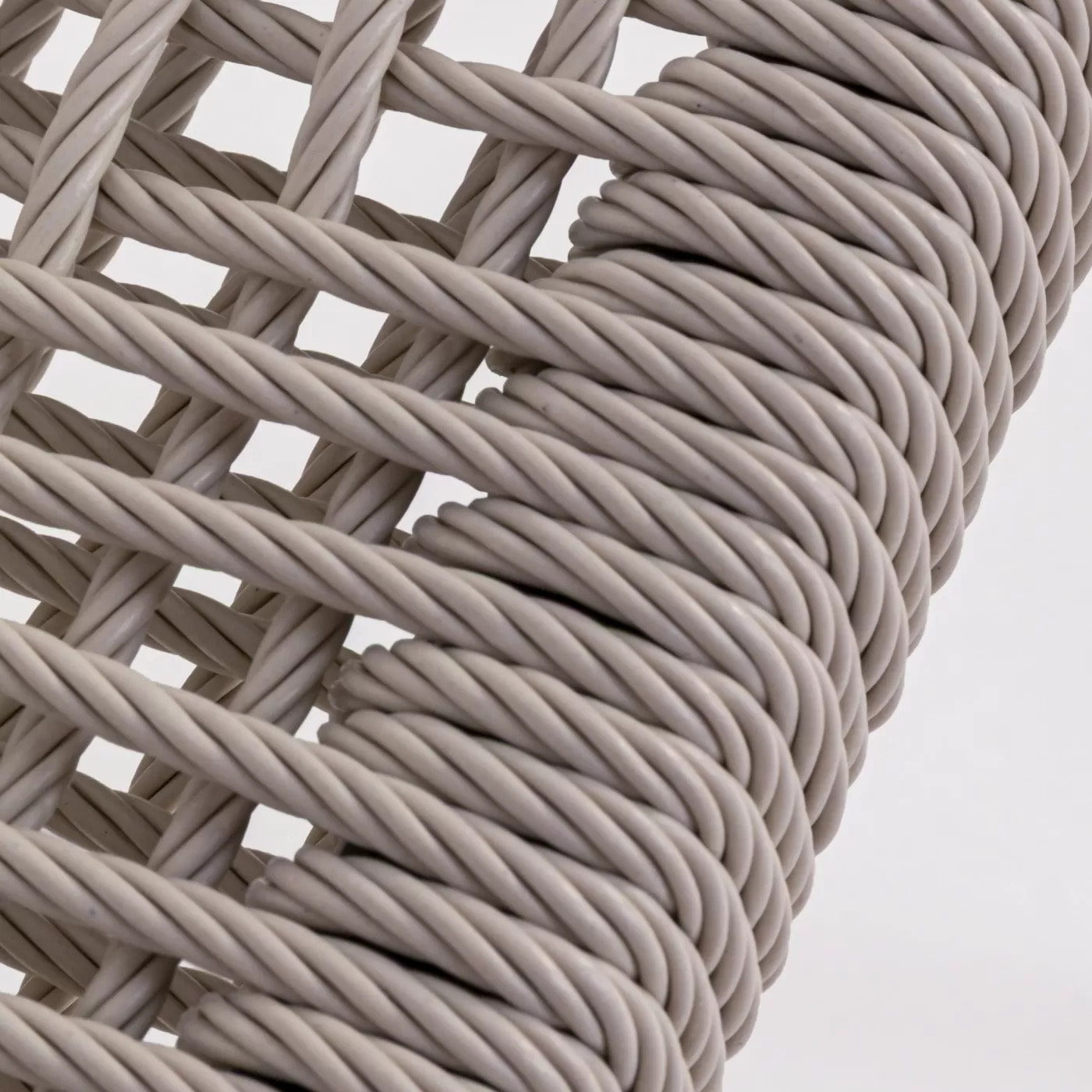 Chaise de jardin avec accoudoirs Palma crème Kare Design