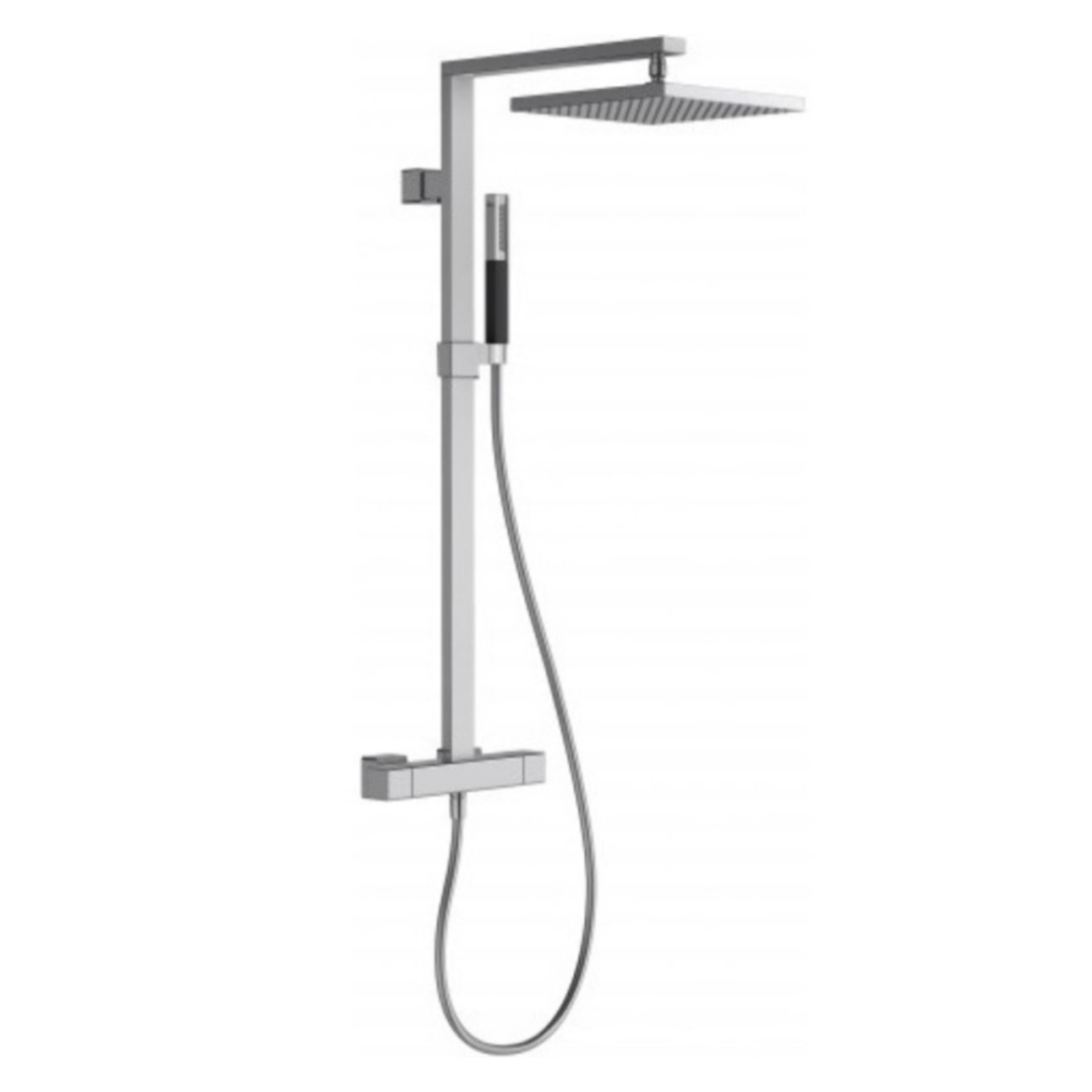 Colonne douche Strayt Jacob Delafon - Douche de tête carrée