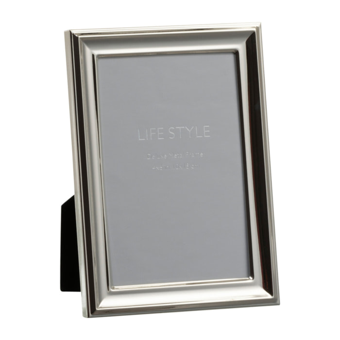 J-Line cadre photo Classique - métal - argent - medium - 2 pcs