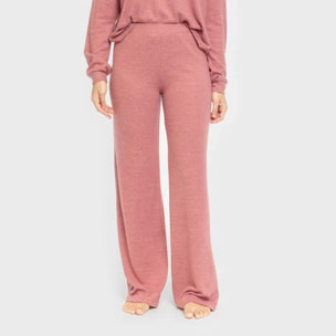 Pijama angorina liso rosa