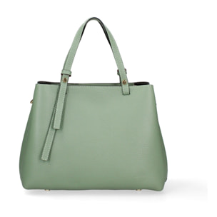 Borsa a mano da donna Made in Italy - Modello Novara Ultra - 100% pelle - 28.0 x 21.0 x 12.0 cm