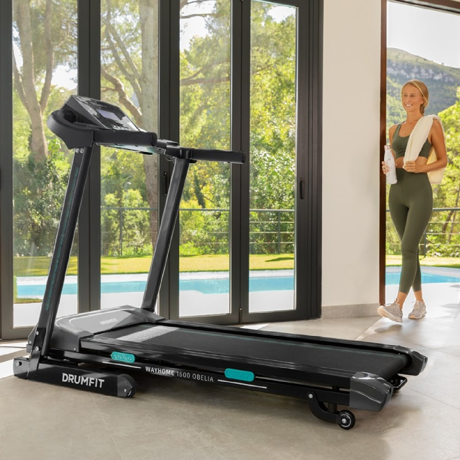 Cecotec Tapis de course DrumFit WayHome 1600 Obelia