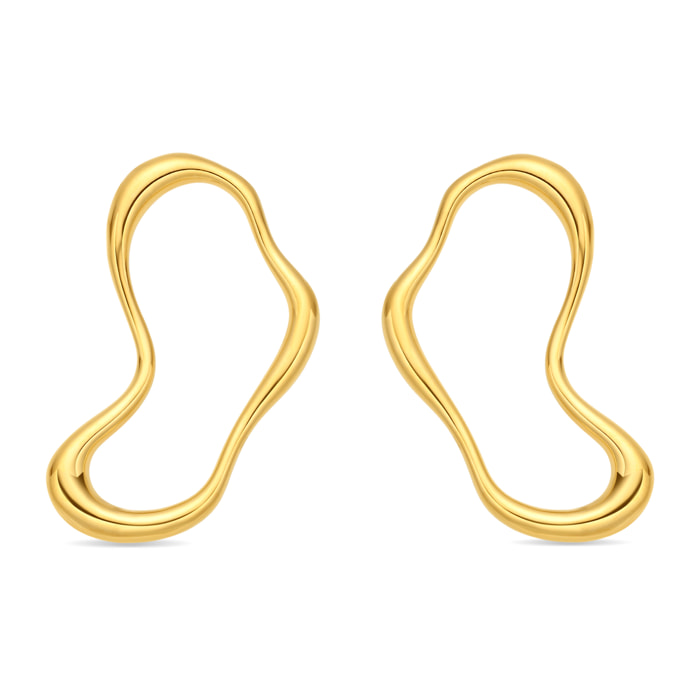 Pendientes Dravor acabado oro amarillo 18k