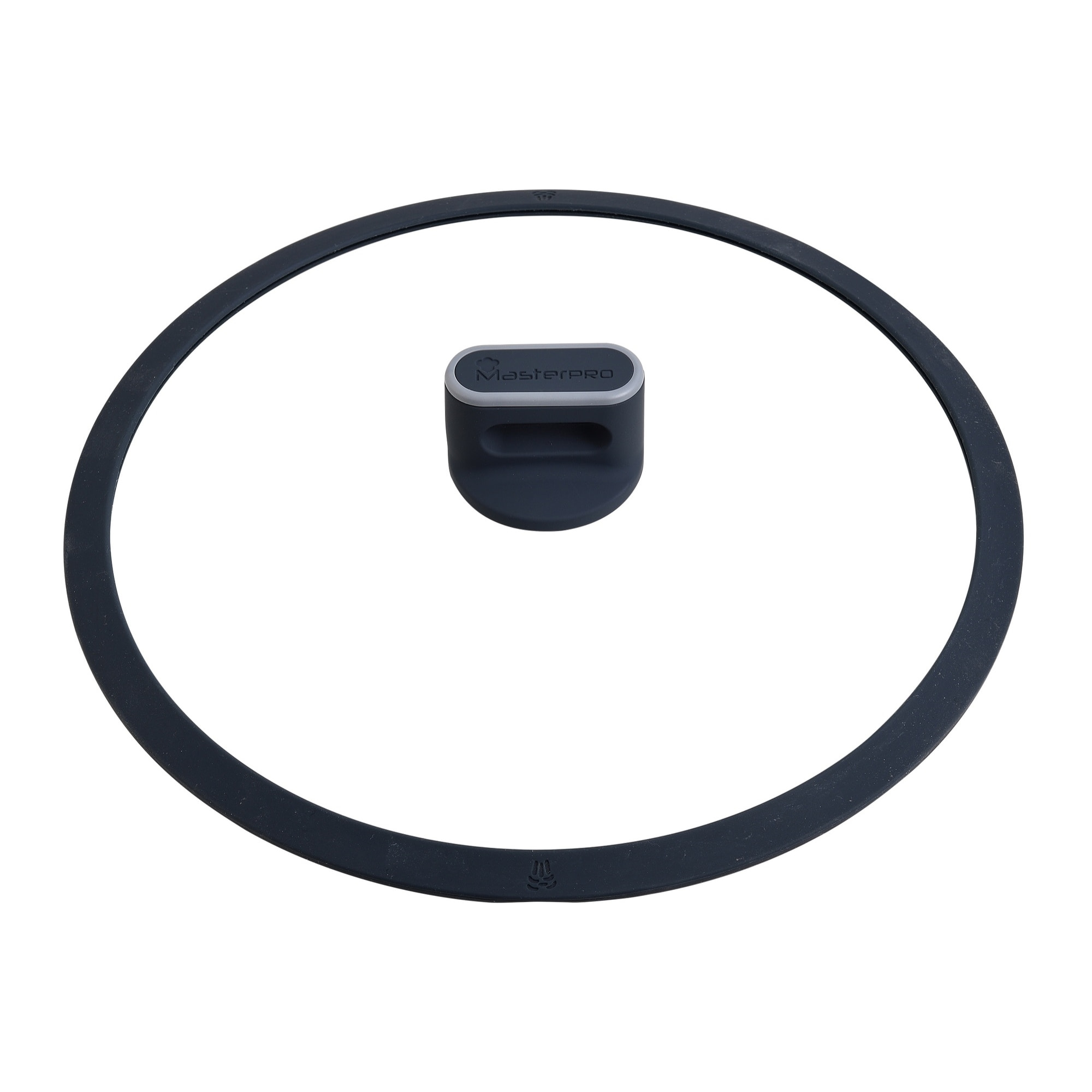 Wok 28x8.0cm aluminio fundido con tapa, inducción, colección indigo