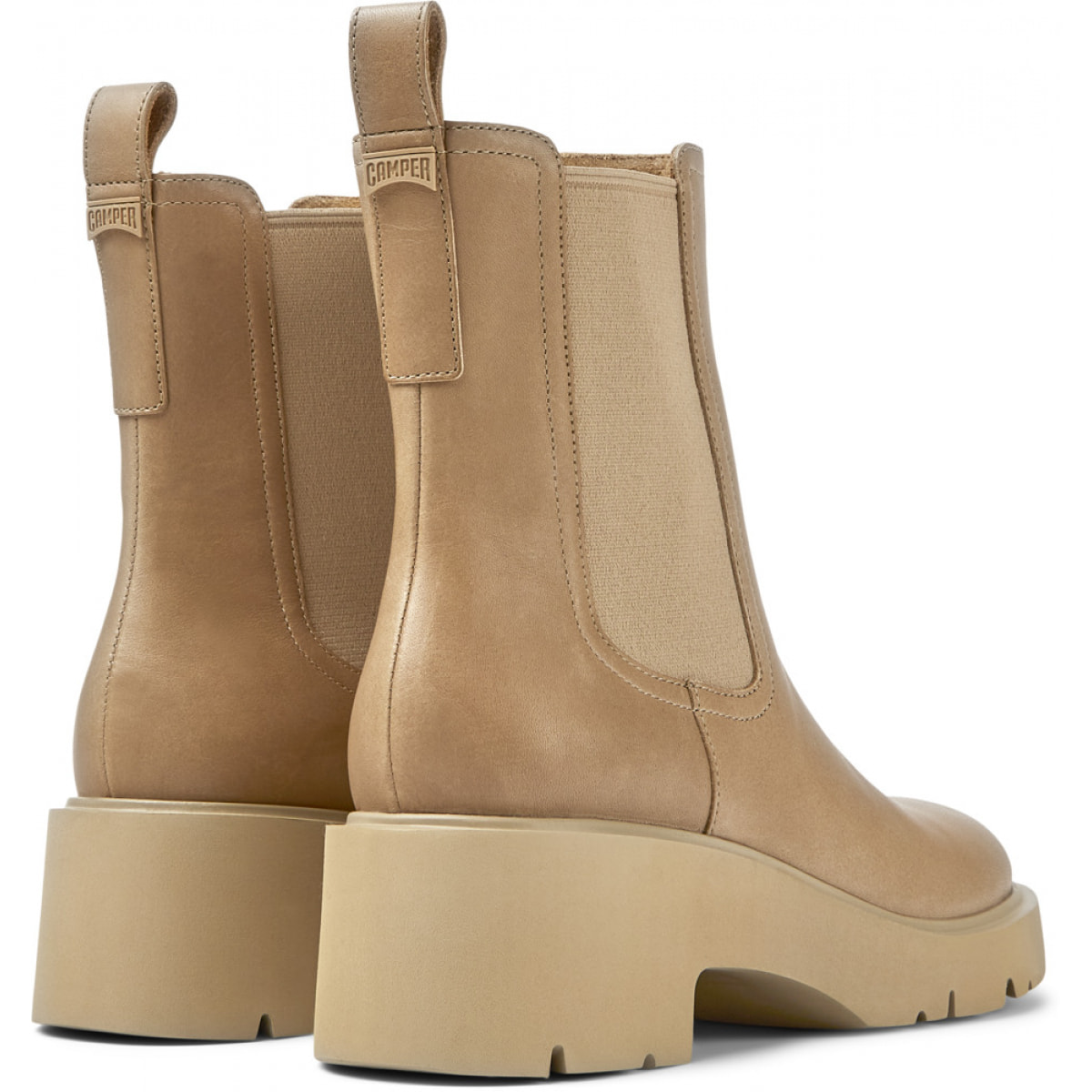 CAMPER Milah - Botines Beige Mujer