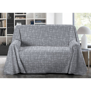 Telo Arredo Multiuso Copritutto 100% Cotone Lab Grigio