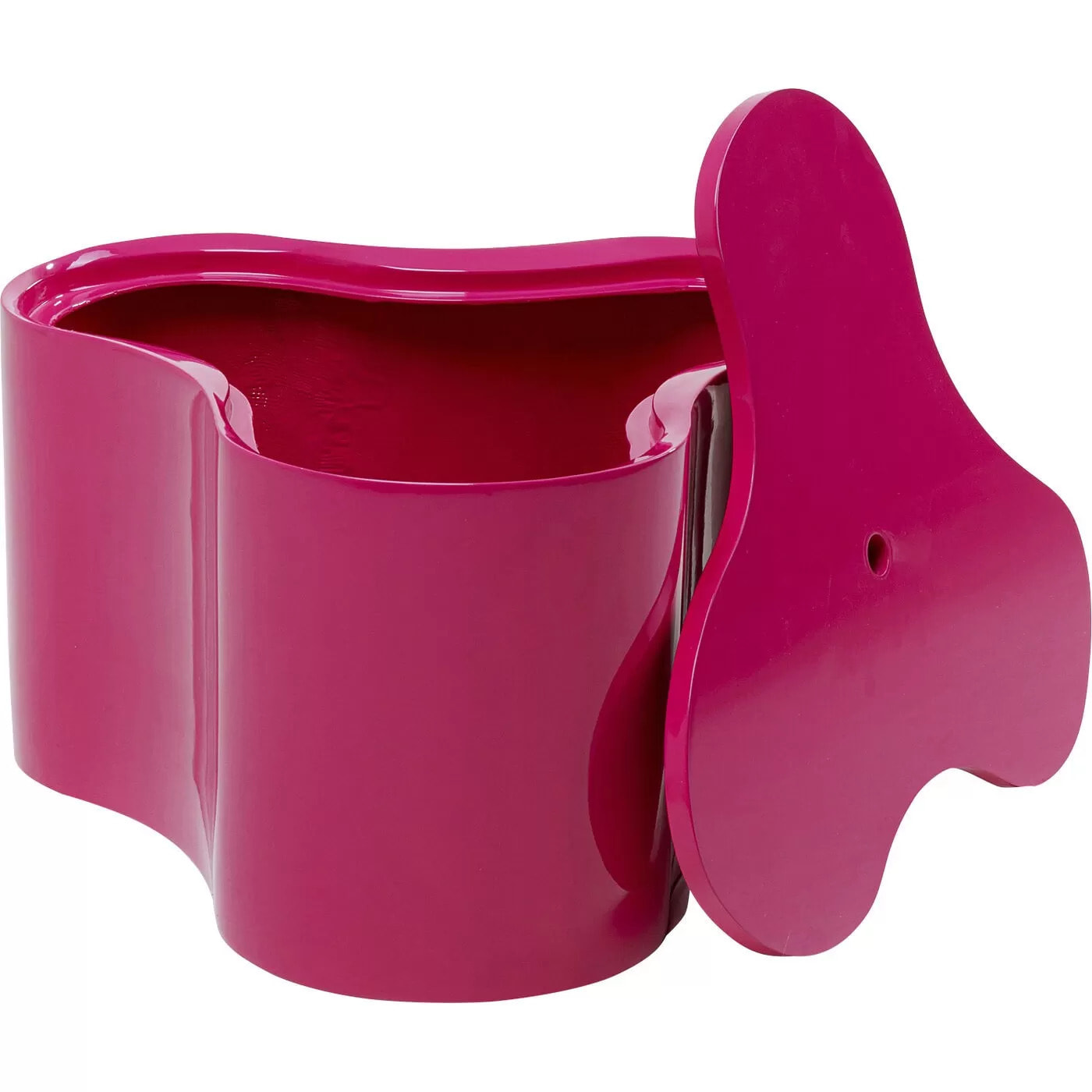 Table basse Lotus 30cm rose Kare Design