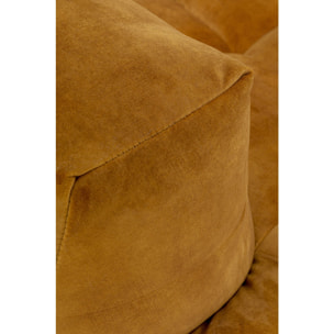 Canapé d'angle Salamanca velours ocre Kare Design