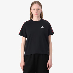 Kappa - T-Shirts & Top Donna Nero - 222 Banda Adi