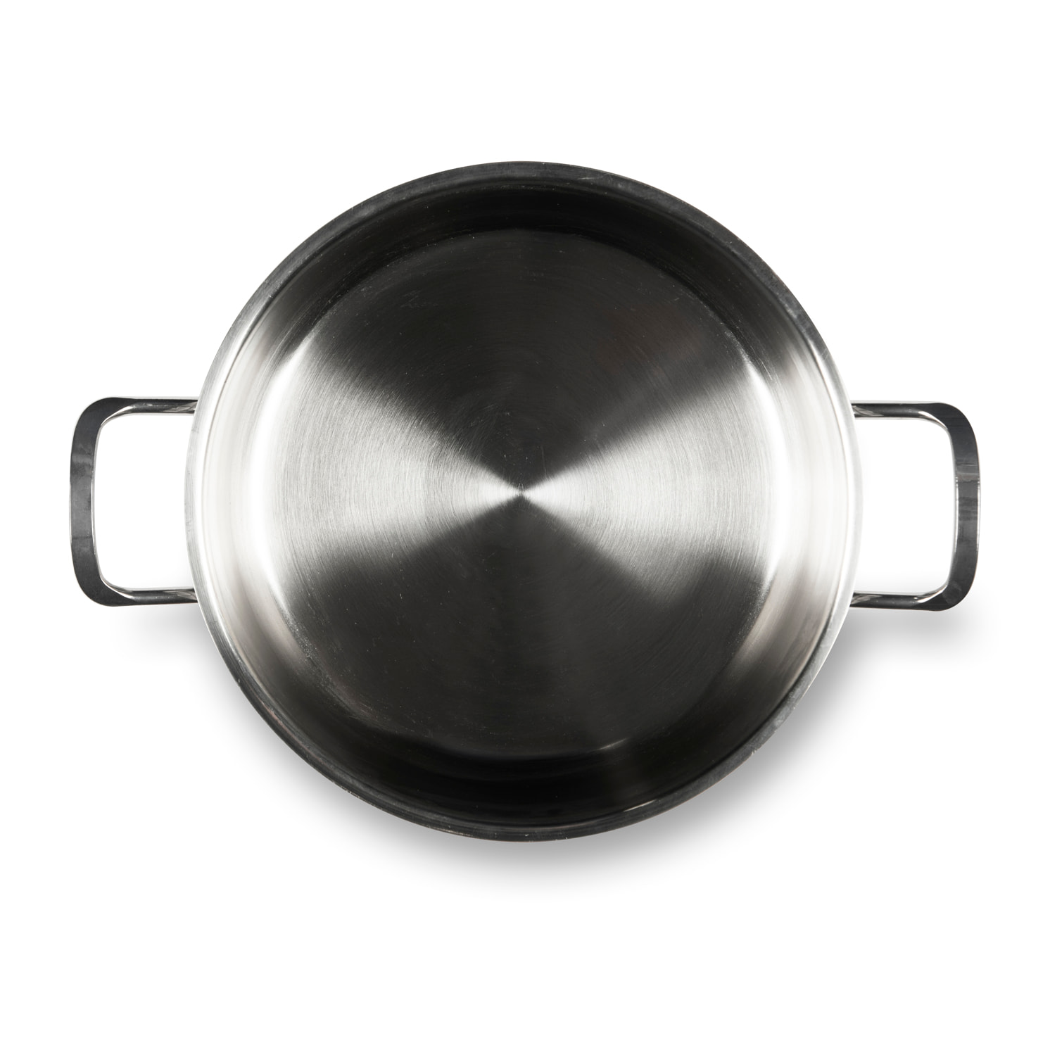 Casserole 22 cm à deux poignées Excelsa – Jazz Cook, Acier Argenté