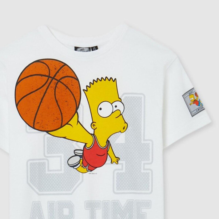 T-shirt oversize stampa Bart Simpsons