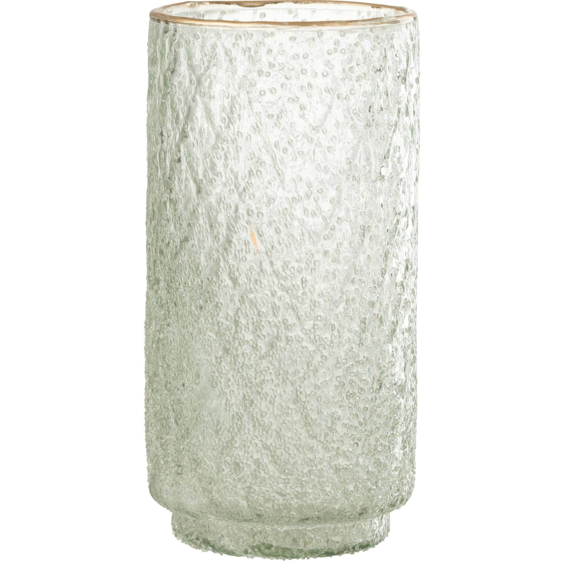 J-Line photophore Bord - verre - or/transparent - large