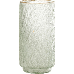 J-Line photophore Bord - verre - or/transparent - large