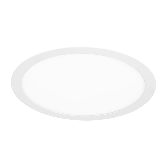 Easy circular downlight redondo con luz led blanco frío 6000K Ø 3000 en color blanco