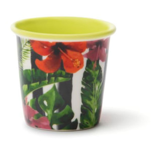 Set 6 Bicchierini Caffè Excelsa – Tropical Chic, New Bone China Multicolore