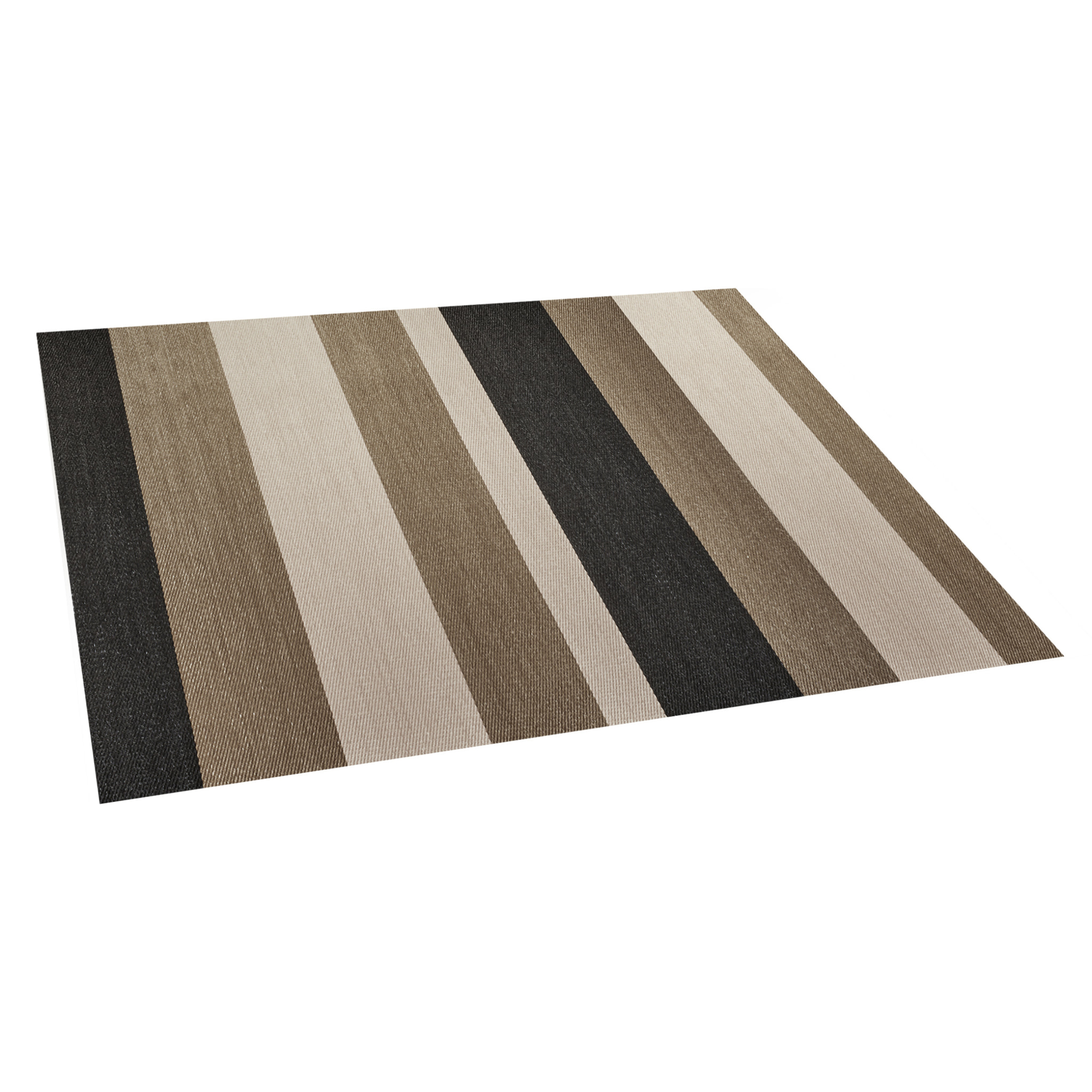 Alfombra LIVING DECO Franjas Camel