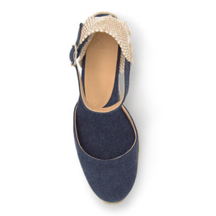 Alpargata cuña de yute 7cm