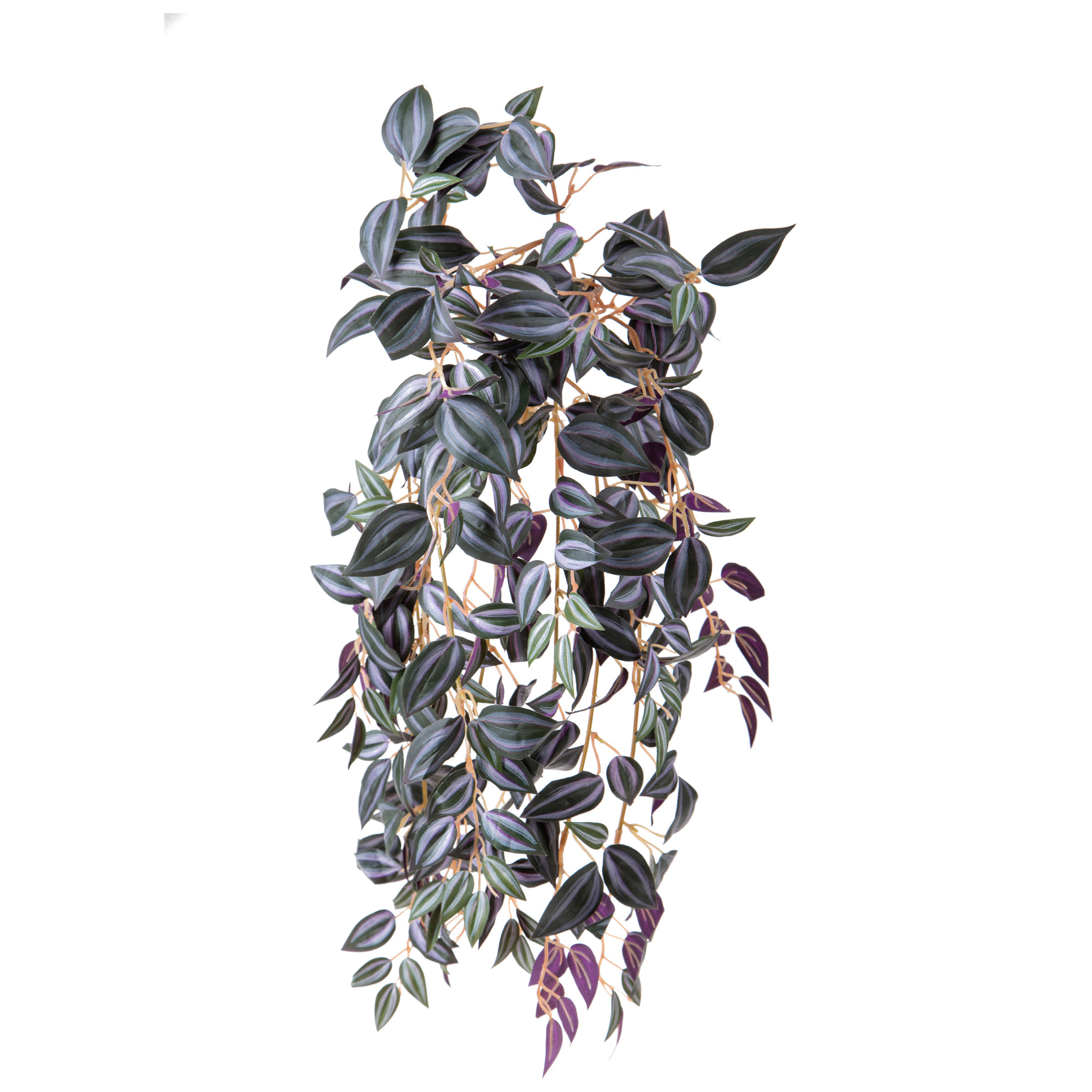 Cadente Mini Tradescantia 302 Folgie 50 Cm - Pezzi 2 - 10X50X3cm - Colore: Rosa  - Bianchi Dino - Piante Artificiali