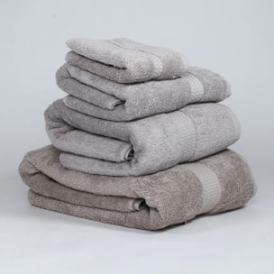 Toalla de baño 700gr gris perla