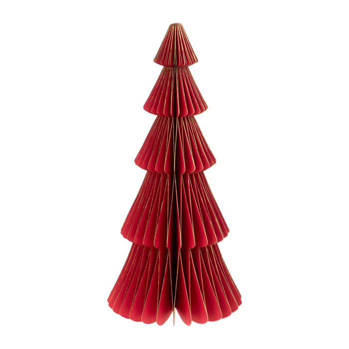 Albero carta - Pezzi 1 - Colore Rosso - 56x120Hx56cm - Bianchi Dino