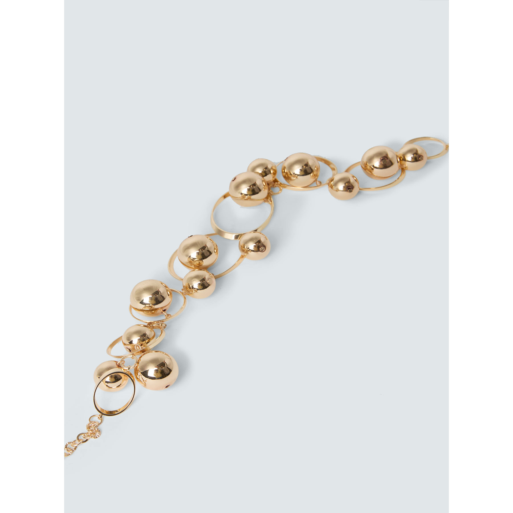 Fiorella Rubino - Collar con esferas y anillos - Oro