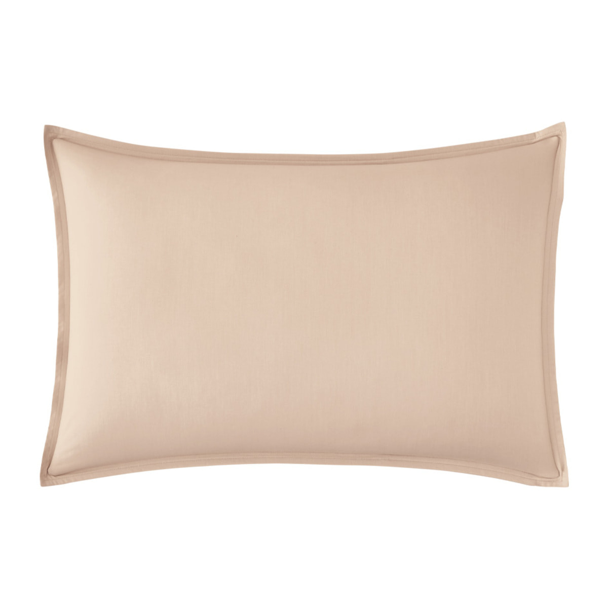 Taie d'oreiller unie en percale de coton, PREMIÈRE, Rose Ballerine