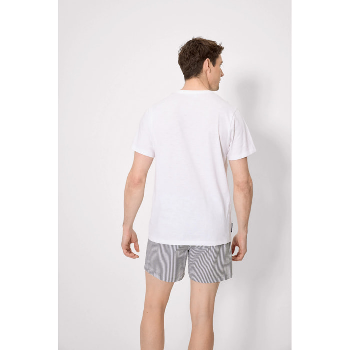 T-shirt a maniche corte Bianco