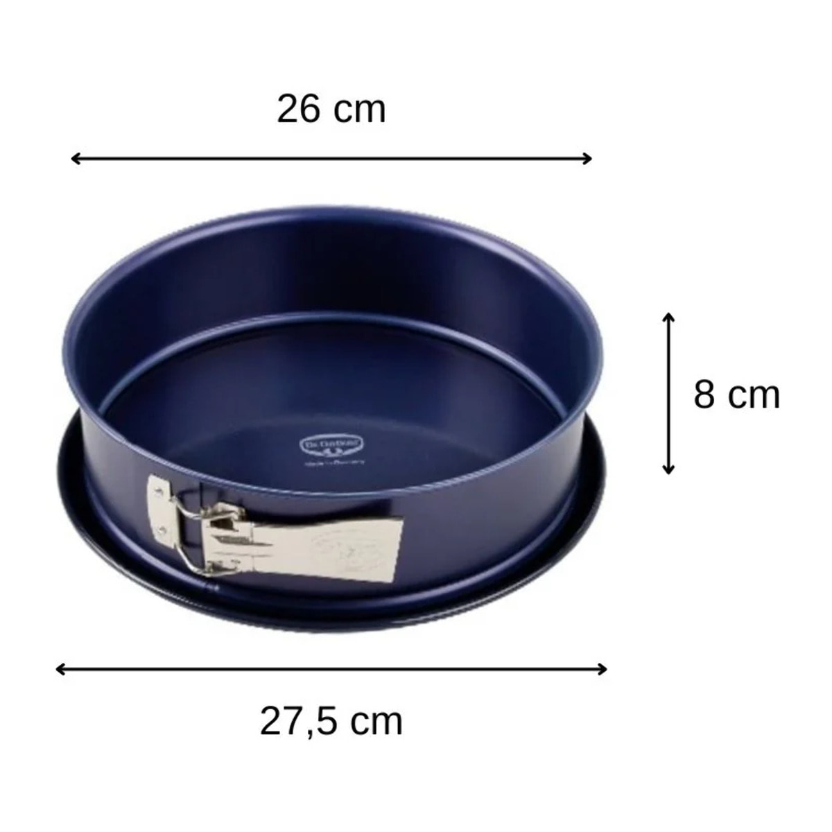 Ensemble de 2 Moules à manqué à charnière 26 cm Dr.Oetker Back Liebe