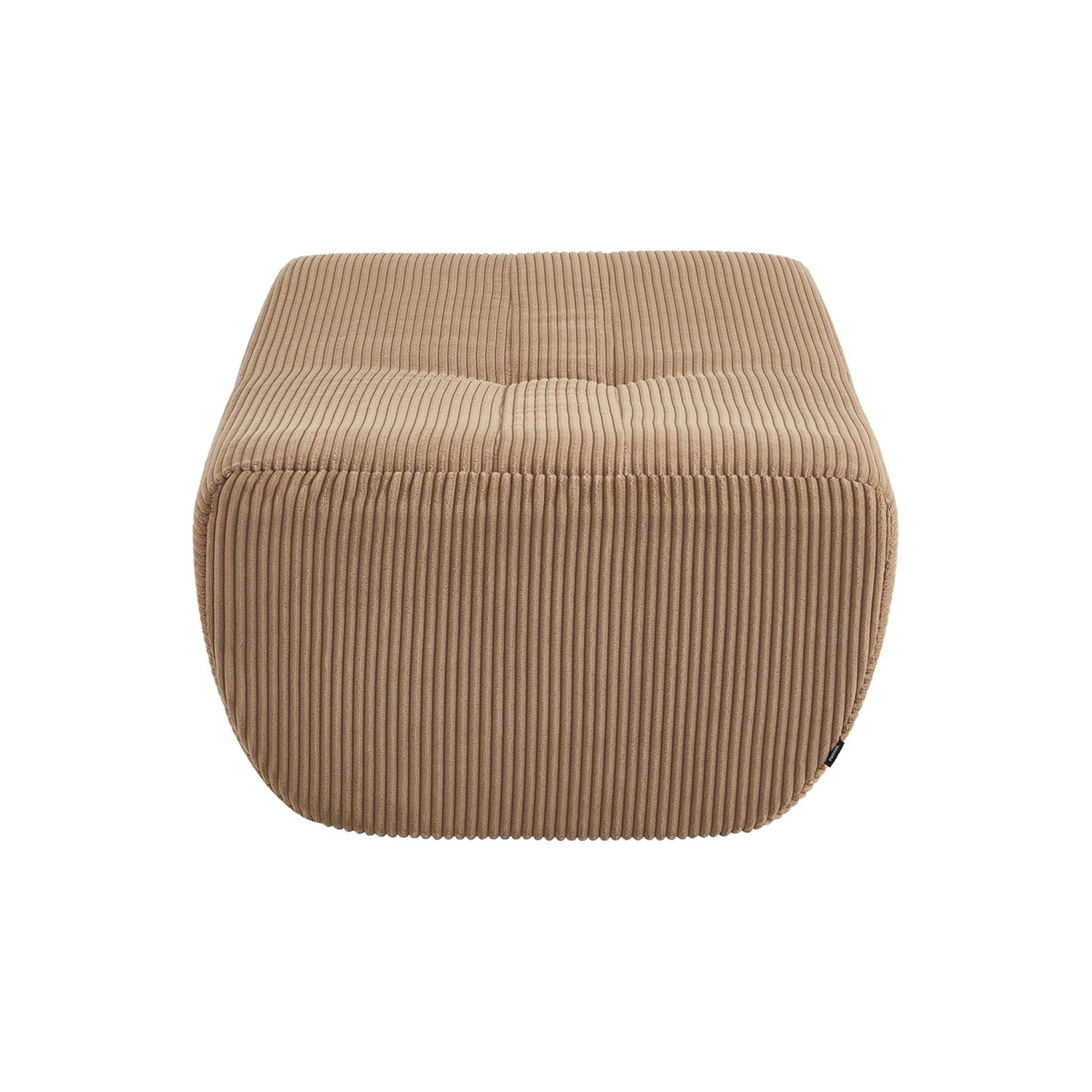 Pouf, repose-pieds pour chauffeuse Sokol velours côtelé SOKOL