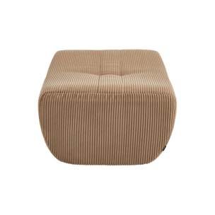 Pouf, repose-pieds pour chauffeuse Sokol velours côtelé SOKOL