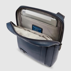 Piquadro Borsello in pelle porta iPad®, schermato con protezione RFID