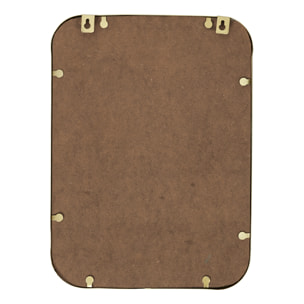 Miroir Deco Contour Deco Dore Carre