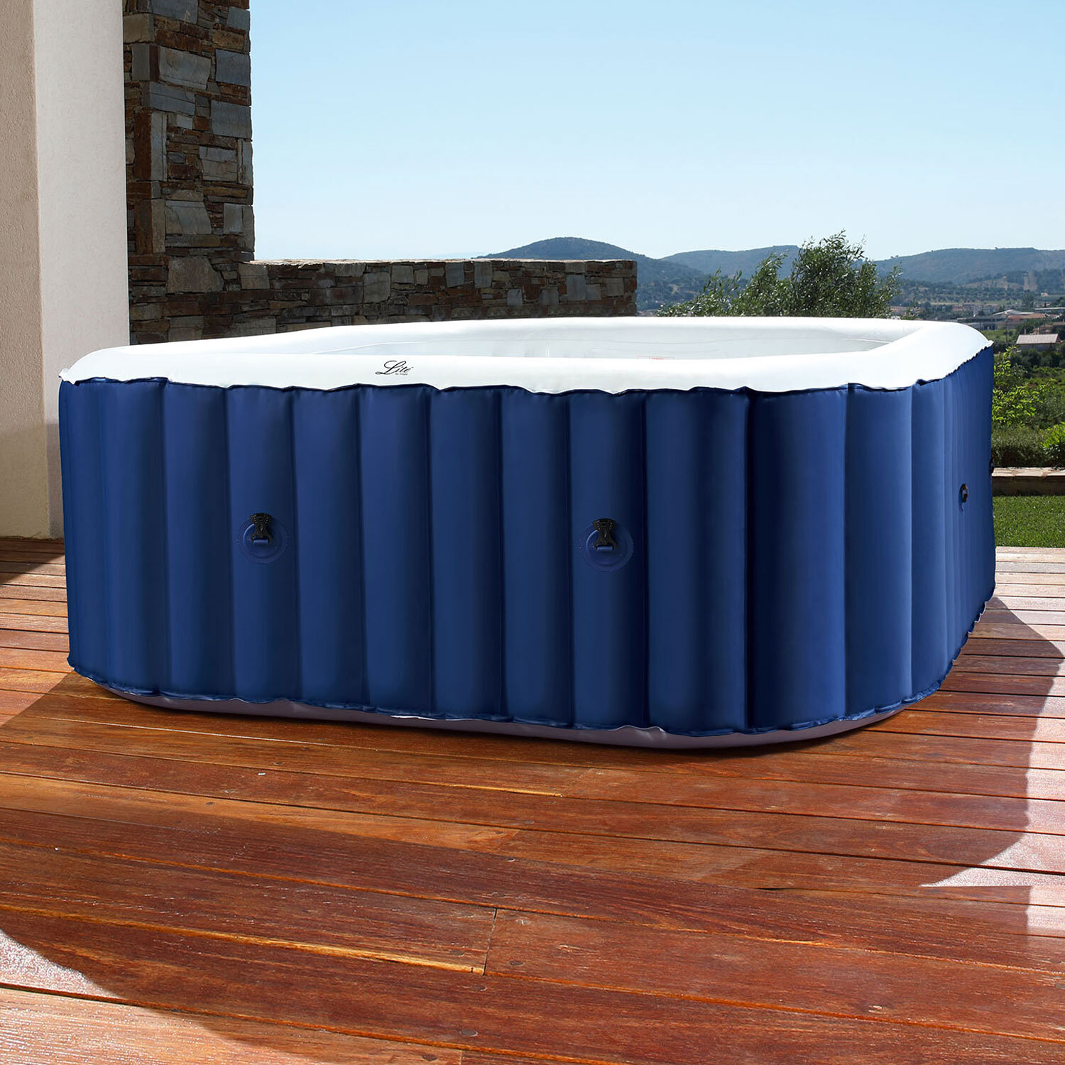 Spa gonflable carré 158cm LITE - 4 places