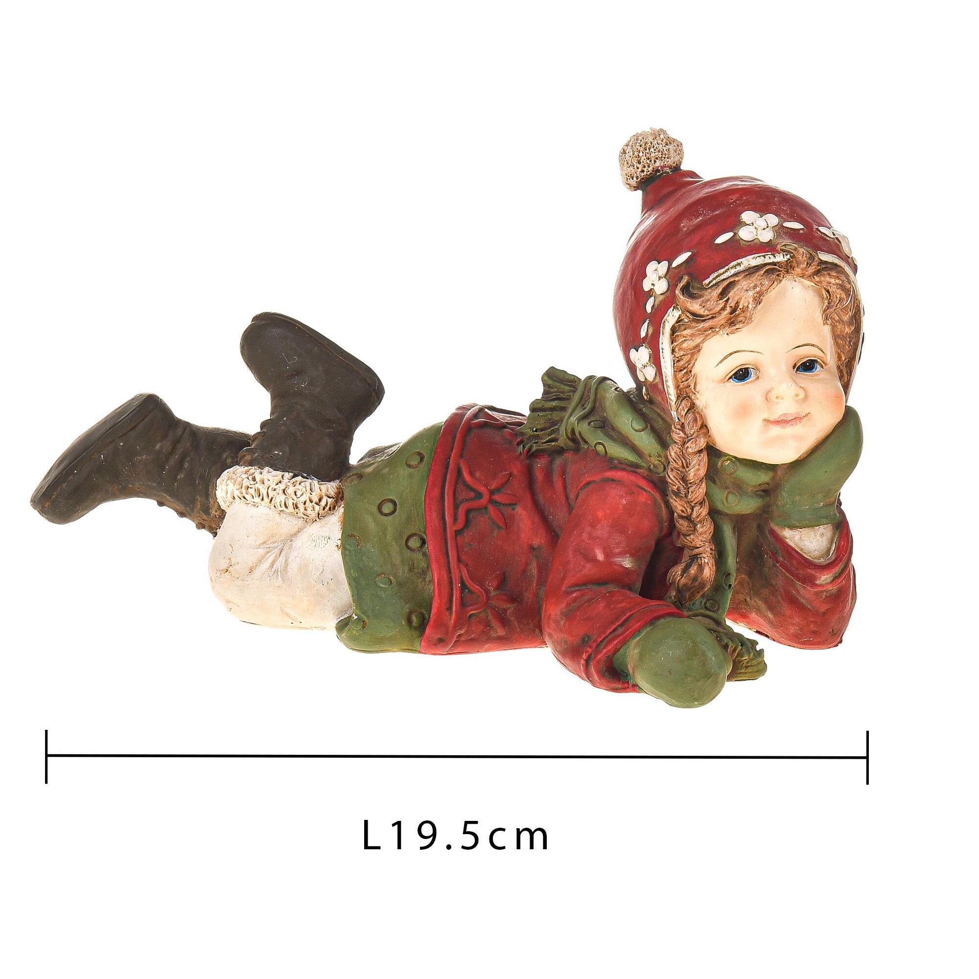 Bambina seduta - Pezzi 4 - ROSSO - Bianchi Dino SpA