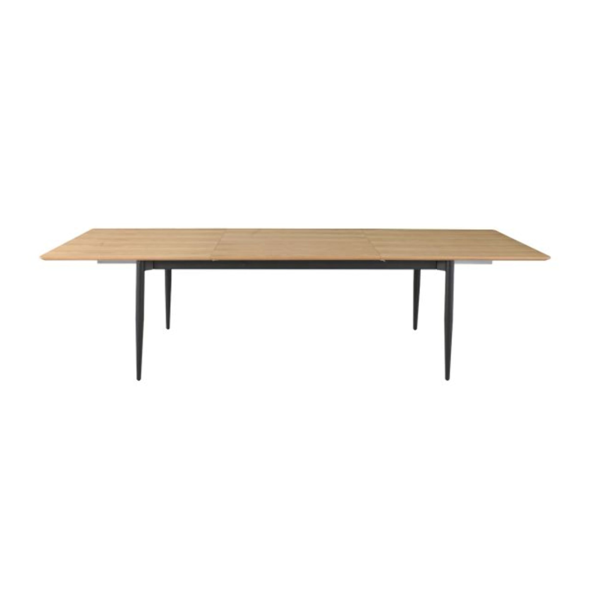 Table extensible L. 200/300 cm plateau placage bois de frêne - ISEO