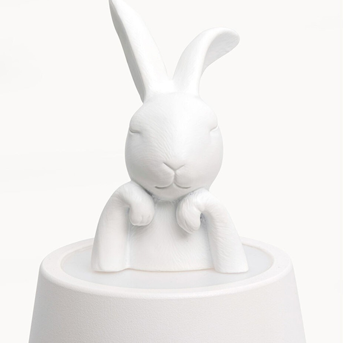 Lampe Animal lapin LED 29cm blanche Kare Design