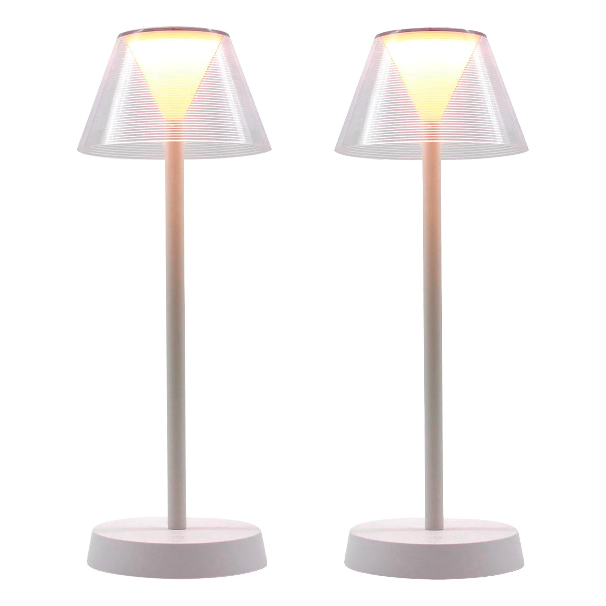 2 Lampes de table sans fil BEVERLY H34CM