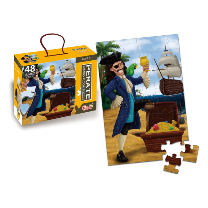 PUZLE DE 48 PIEZAS: PIRATAS