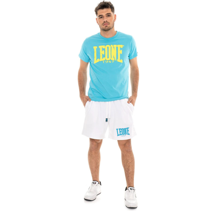 Pantaloncini da uomo in cotone non garzato Leone Summer Vibes