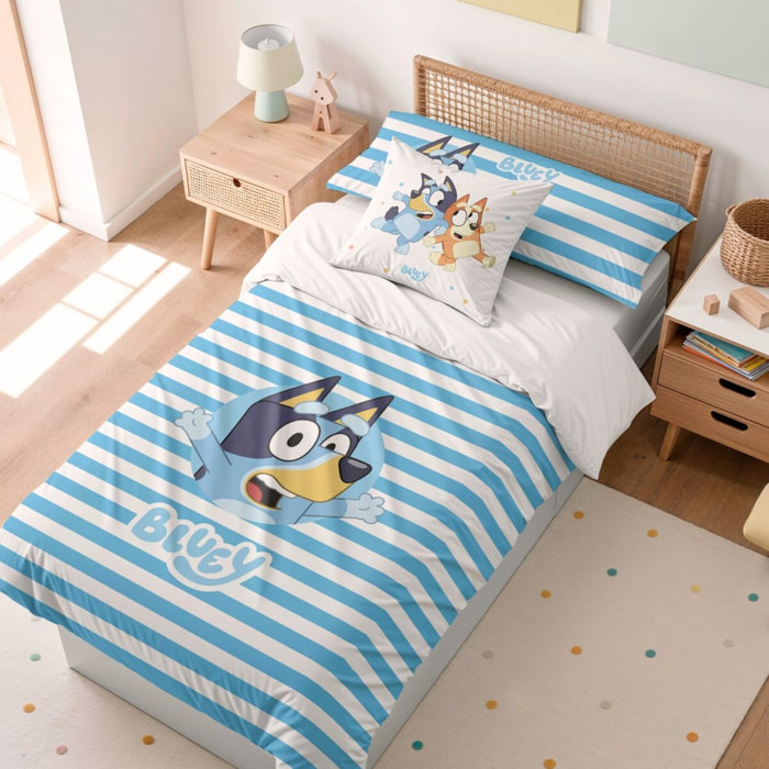 Funda nordica BLUEY + funda almohada 65x65