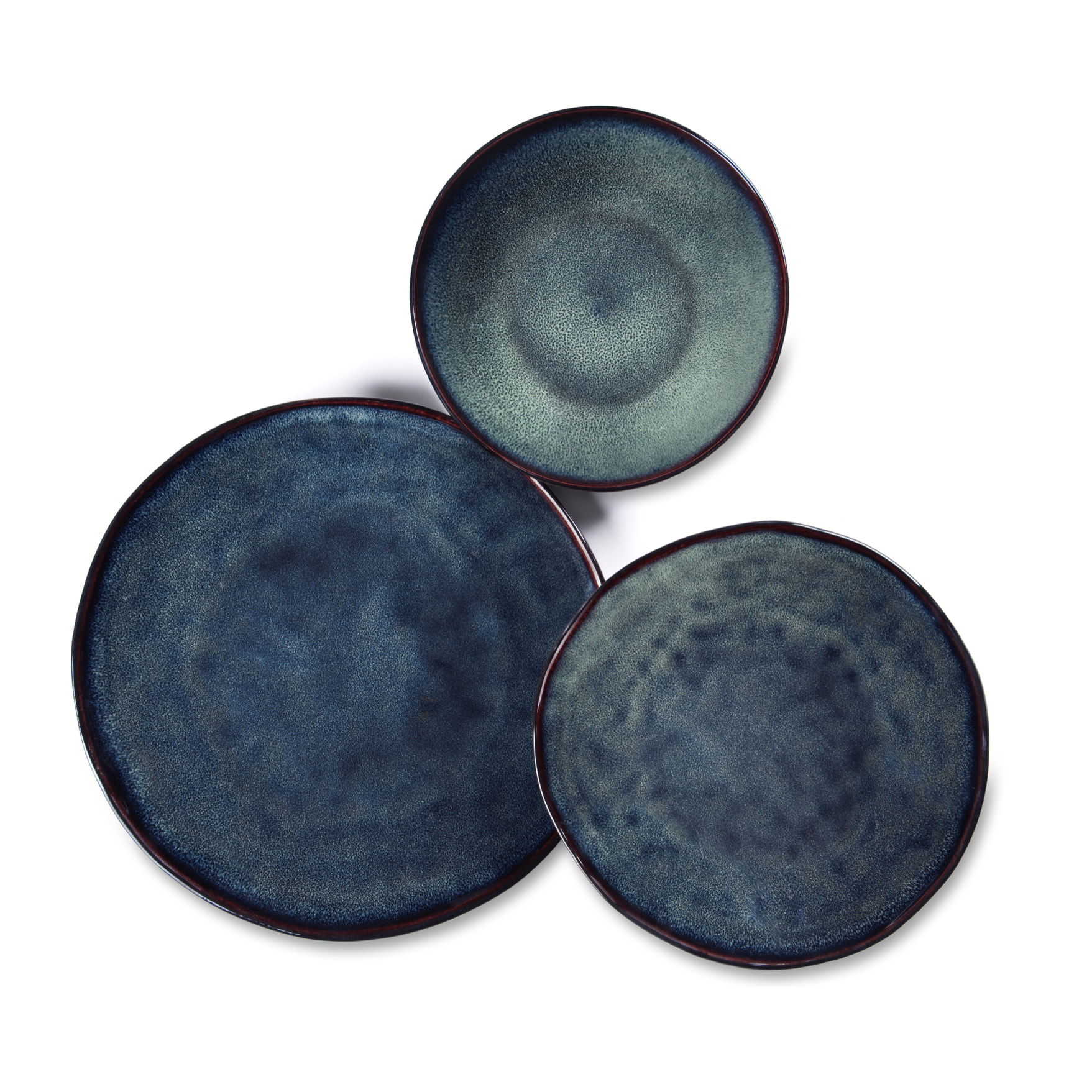 Servizio piatti 12 pezzi Excelsa Artisan blu, stoneware, blu