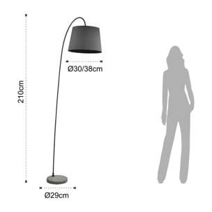 Tomasucci Lampadaire LITTLE SMARTY BLACK