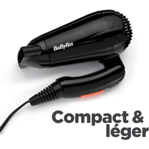 Sèche cheveux BABYLISS 5344E TRAVEL DRY 2000