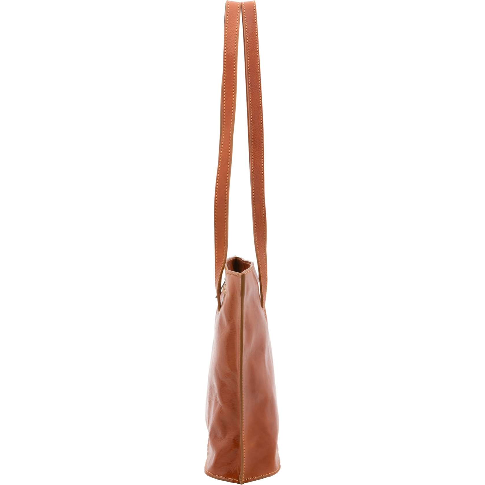 Borsa a spalla da donna - Modello False - 100% pelle - 27.0 x 38.5 x 10.0 cm