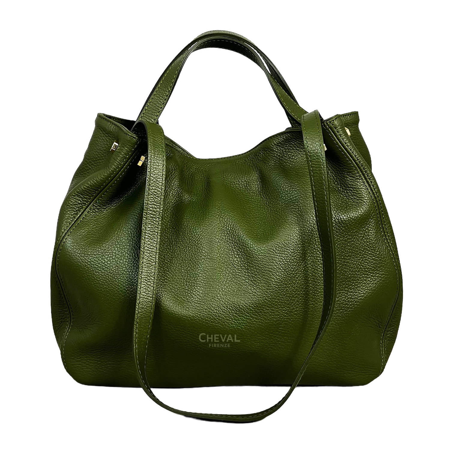 Bolso de Mano Cheval Firenze Alfa Verde Militar