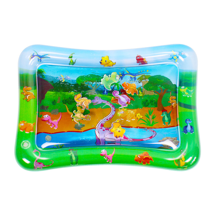 DAM Colchoneta hinchable infantil diseño dinosaurios. 70x50cm. 68x48x20 Cm. Color: Verde